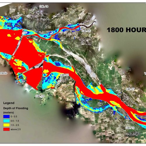 GIS Map - 100 Year Return Period Flood_Abuan Flood Plain