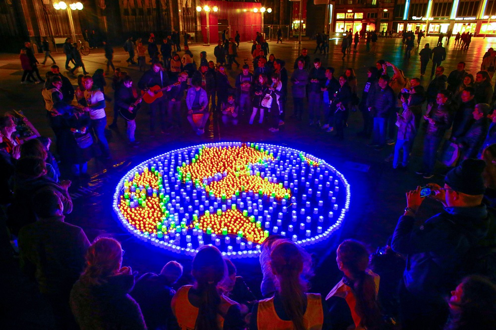 Earth Hour 2017 celebrations in Germany