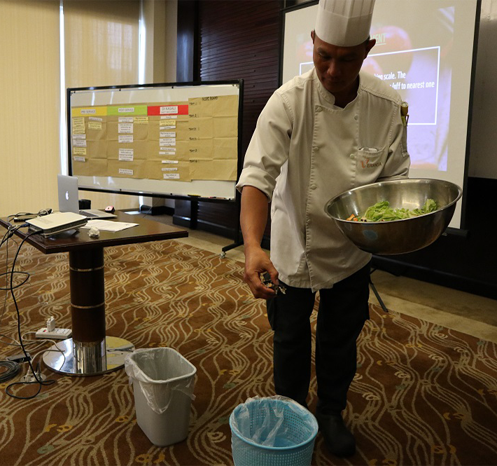 <h1>Food Waste Training for Taal Vista</h1>
<p>Representatives from different departments - kitchen, purchasing, banquet and sales</p>
<p style="text-align: right;"><a href="https://support.wwf.org.ph/what-we-do/food/thesustainablediner/pilot-food-waste-management-training-for-hotels-with-taal-vista-hotel/" target="_blank">Read More &gt;</a></p>