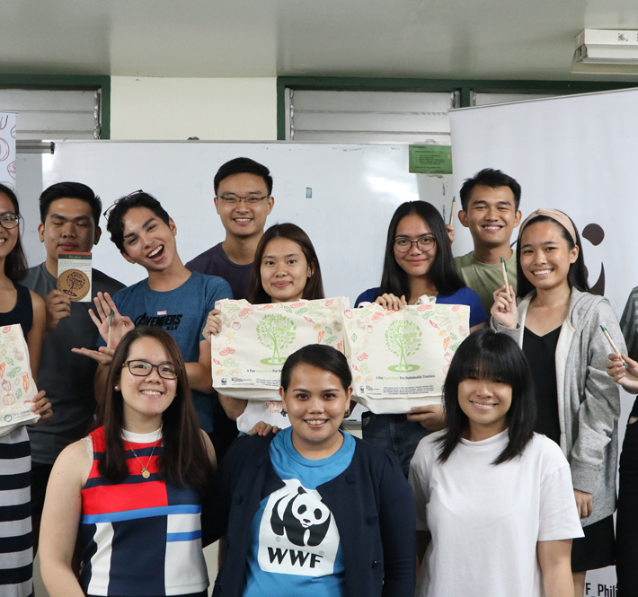 <h1>Tourism Students for Sustainable Dining</h1>
<p> “Tourism is an industry where environmental protection should be placed at the core.</p>
<p style="text-align: right;"><a href="https://support.wwf.org.ph/what-we-do/food/thesustainablediner/leftover-environmental-impact/" target="_blank">Read More &gt;</a></p>