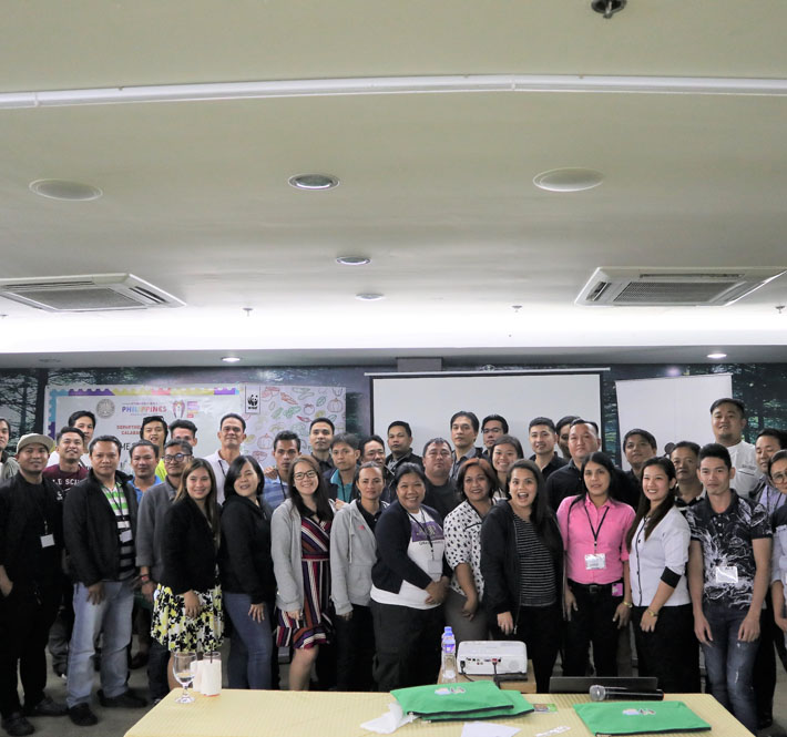 <h1>DOT Region IV-A Food Safety Training</h1>
<p> Last October 30, 2018, World Wide Fund for Nature (WWF) Philippines’ The Sustainable Diner: A Key Ingredient for Sustainable Tourism project was invited for a Food Waste Management,</p>
<p style="text-align: right;"><a href="https://support.wwf.org.ph/what-we-do/food/thesustainablediner/dot-food-training/" target="_blank">Read More &gt;</a></p>