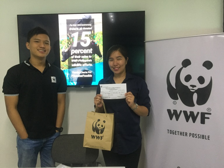 <h1>Charte PH 3rd Anniversary Fundraiser</h1>
<p>Charlene Senete is a businesswoman and she is the owner of the Instagram store, Charte PH – a reseller of tumblers and other merchandise which Charlene purchases from her travels abroad. </p>
<p style="text-align: right;"><a href="https://support.wwf.org.ph/charte-ph-3rd-anniversary-fundraiser/">Read More &gt;</a></p>