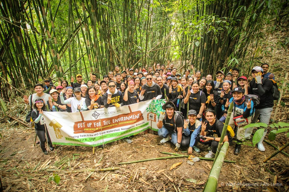 Golden ABC Tree Planting with Credits - Alo Lantin, WWF-Philippines 4