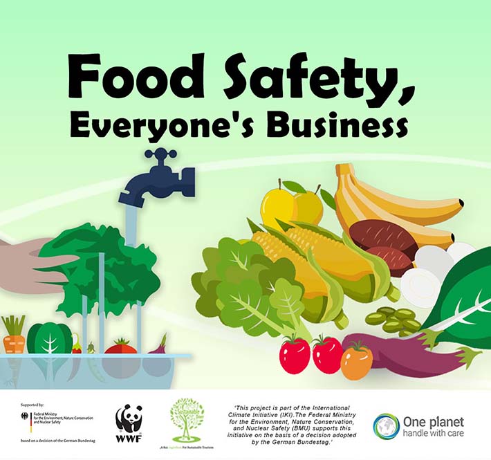 <h1>5 Steps to Keep Our Food Safe</h1>
<p>Food safety is the proper handling, cooking, and storage of food /p>
<p style="text-align: right;"><a href="https://support.wwf.org.ph/resource-center/story-archives-2020/food-safety/" target="_blank" rel="noopener noreferrer">Read More &gt;</a></p>