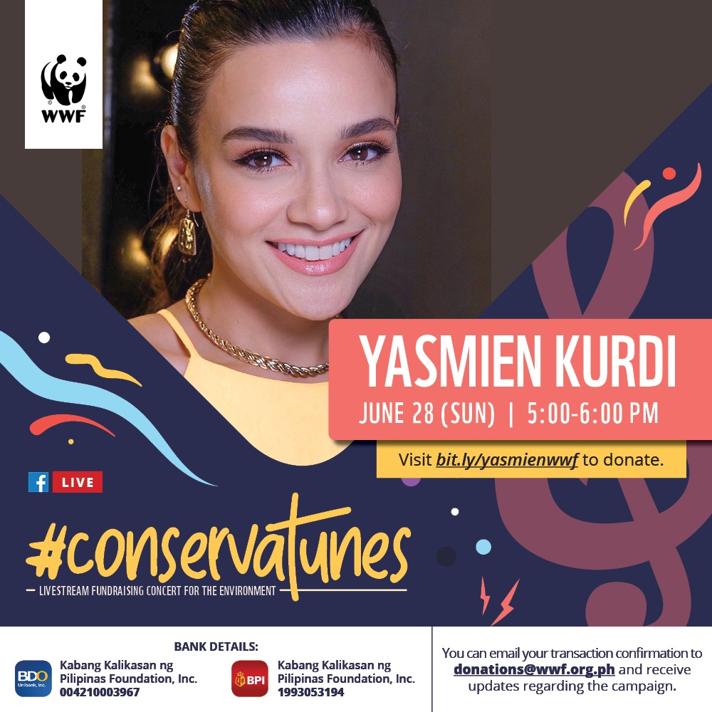 <h1>Yasmien Kurdi</h1><p>Yasmien Kurdi is a Filipina singer, songwriter, actress and commercial model. </p>
<p style="text-align: right;"><a href="https://support.wwf.org.ph/yasmien-kurdi/" target="_blank" rel="noopener noreferrer">Read More &gt;</a></p>