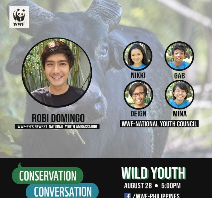<h1>WWF-PH National Youth Council teams up with Robi Domingo for a conversation on wildlife conservation</h1>
<p>To further encourage discourse on environmental conservation and active participation from the youth sector, another/p>
<p style="text-align: right;"><a href="https://support.wwf.org.ph/resource-center/story-archives-2020/nyc-teams-up-with-robi-domingo/" target="_blank" rel="noopener noreferrer">Read More &gt;</a></p>
