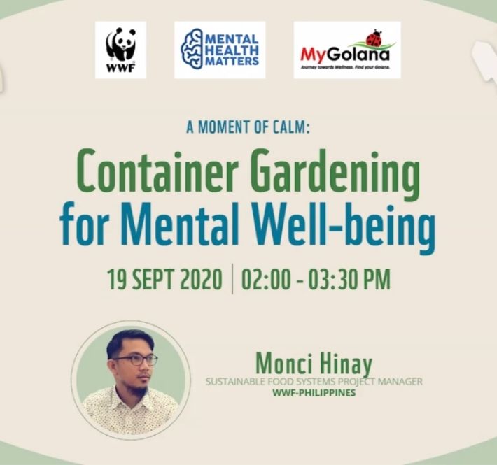 <h1>WWF-Philippines Holds Seminar on Home Gardening and Mental Health</h1>
<p>The World Wide Fund for Nature (WWF) Philippines spoke/p>
<p style="text-align: right;"><a href="https://support.wwf.org.ph/resource-center/story-archives-2020/gardening-and-mental-health/" target="_blank" rel="noopener noreferrer">Read More &gt;</a></p>