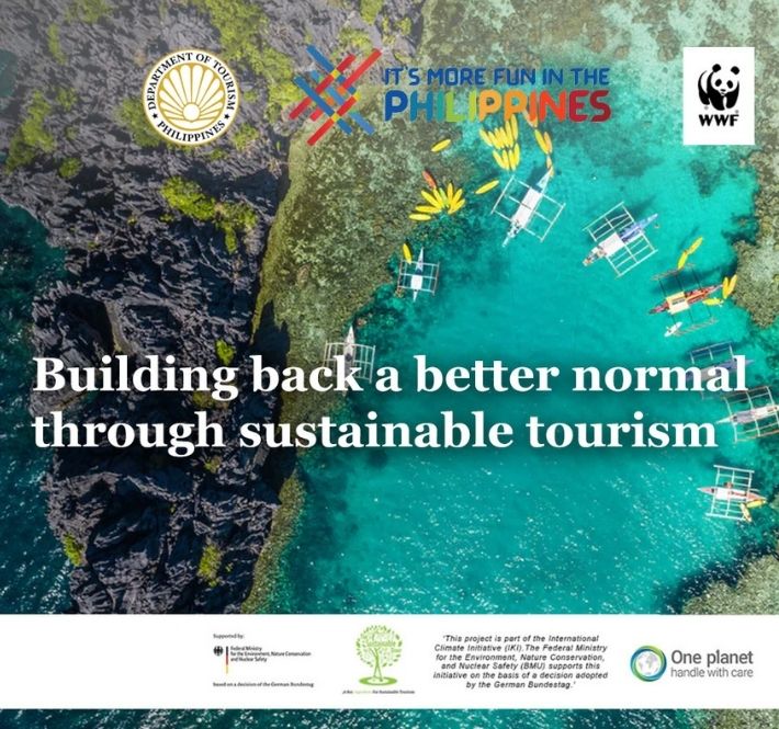 <h1>Building back a better normal through sustainable tourism</h1>
<p>The COVID-19 pandemic has surely drastically changed how the world works./p>
<p style="text-align: right;"><a href="https://support.wwf.org.ph/resource-center/story-archives-2020/better-normal-through-sustainable-tourism/" target="_blank" rel="noopener noreferrer">Read More &gt;</a></p>