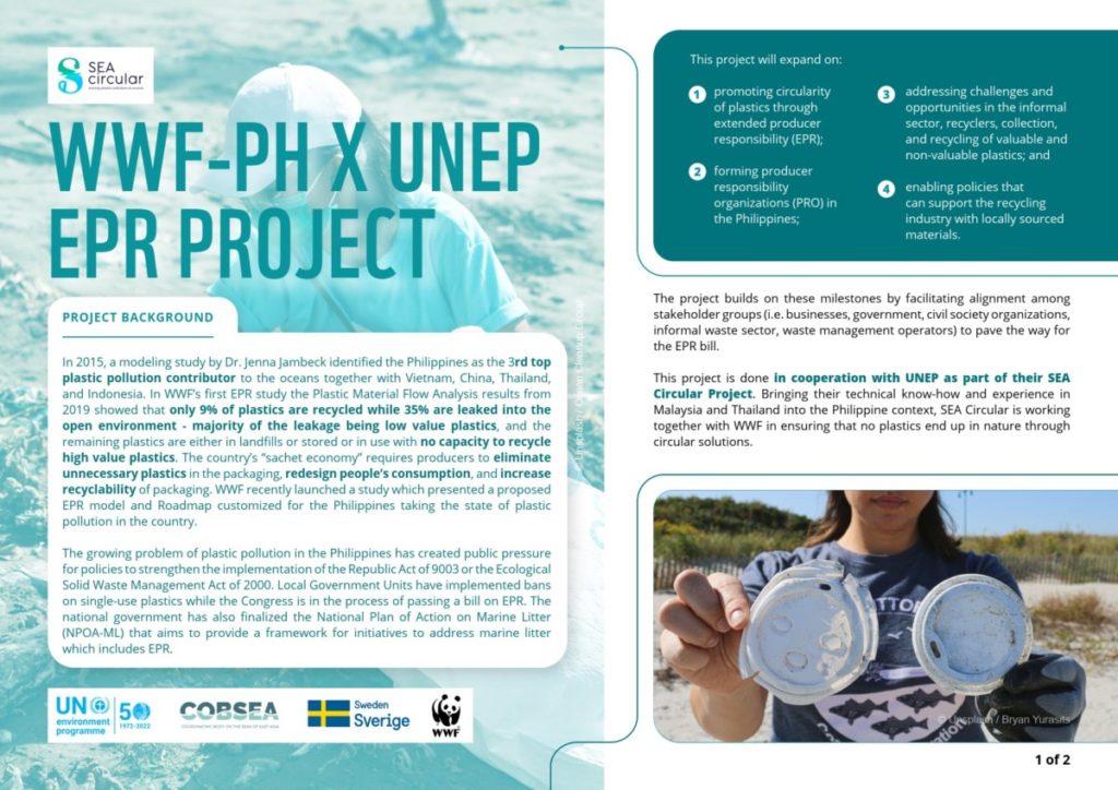 WWF-Philippines (Support) | WWF Continues Its Work on Extended Producer ...