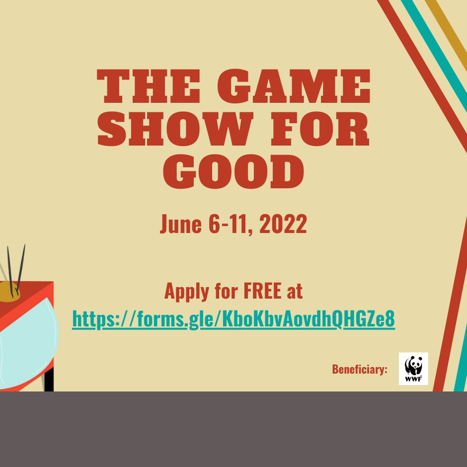 <h1>The Game Show for the Good by Marco Cuadrante</h1>
<p>Marco Cuadrante is currently a junior in BS Management Engineering with a Minor in Sustainability at Ateneo de Manila University. </p>
<p style="text-align: right;"><a href="https://support.wwf.org.ph/game-show-for-the-good/" target="_blank" rel="noopener noreferrer">Read More &gt;</a></p>