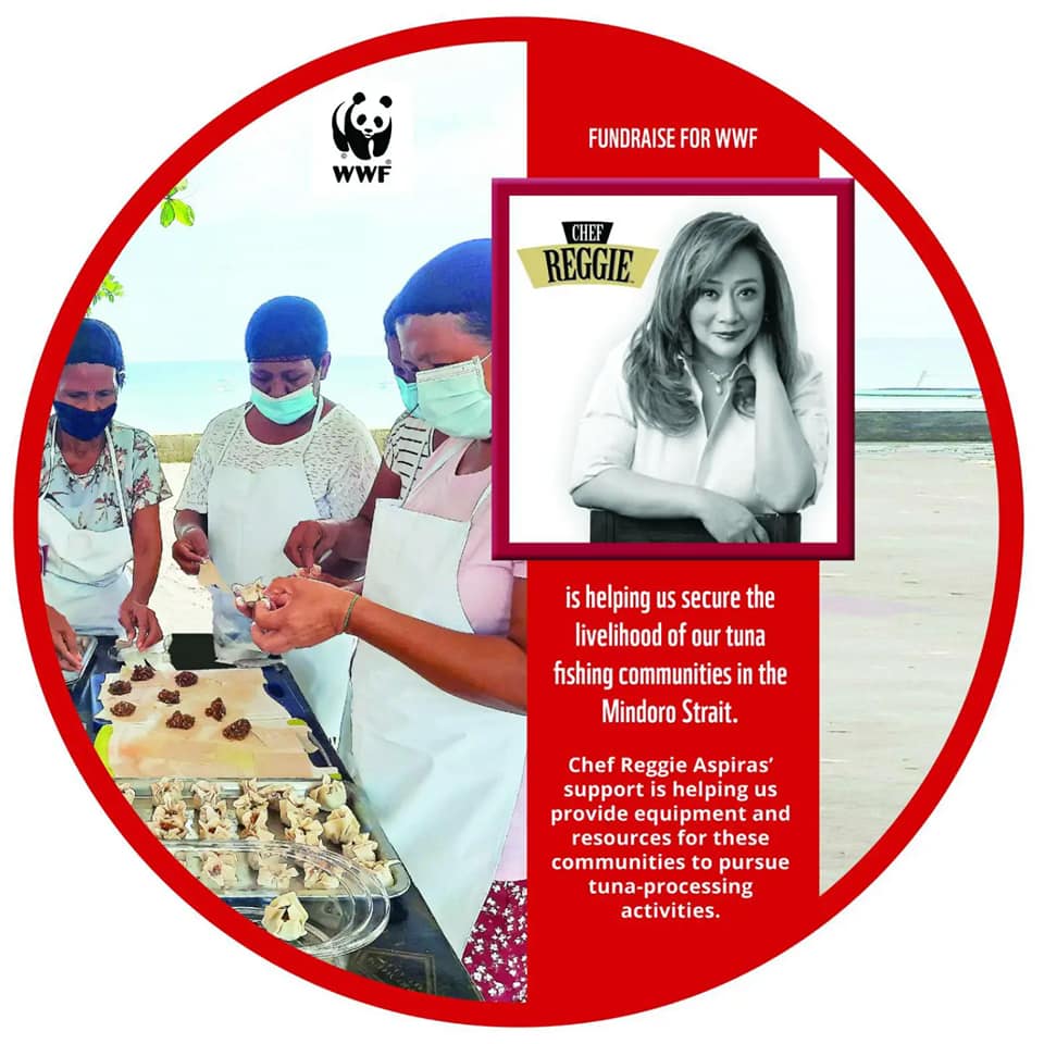 <h1>Chef Reggie Aspiras</h1>
<p>Chef Reggie Aspiras led a fundraiser to help secure the livelihood of the tuna fishing communities in the Mindoro Strait.</p>
<p style="text-align: right;"><a href="https://support.wwf.org.ph/chef-reggie-aspiras-2021" target="_blank" rel="noopener noreferrer">Read More &gt;</a></p>