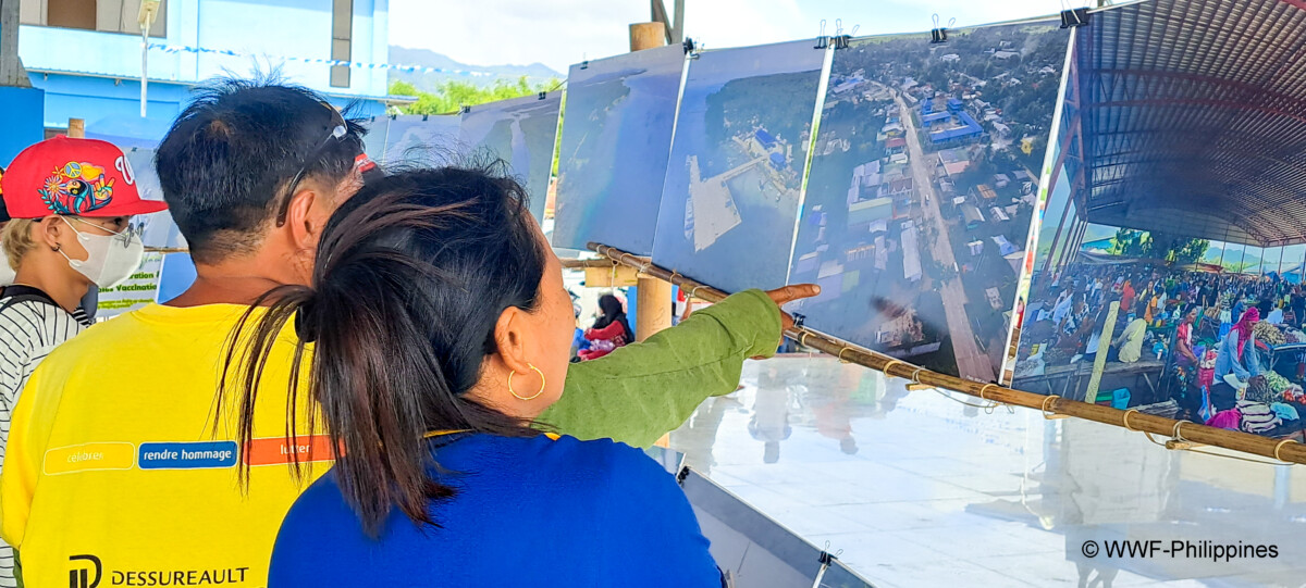 Photo exhibit at the program venue-Bataraza Town Center-2 WWF-Philippines