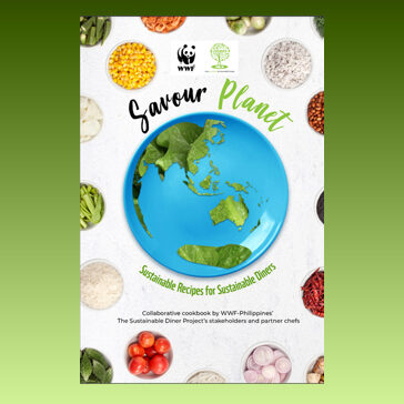 <a target="_blank" href="https://support.wwf.org.ph/wp-content/uploads/2021/06/Savour-Planet-Cookbook-for-Sustainable-Diners_for-sharing.pdf" rel="noopener noreferrer"><h3>Savour Planet Recipe Book</h3></a>
<p>The Sustainable Diner</p>